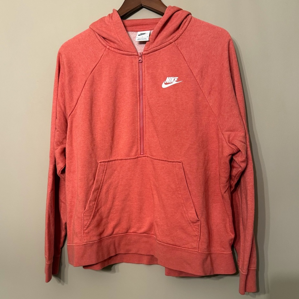Nike Red Hoodie Sweatshirt
